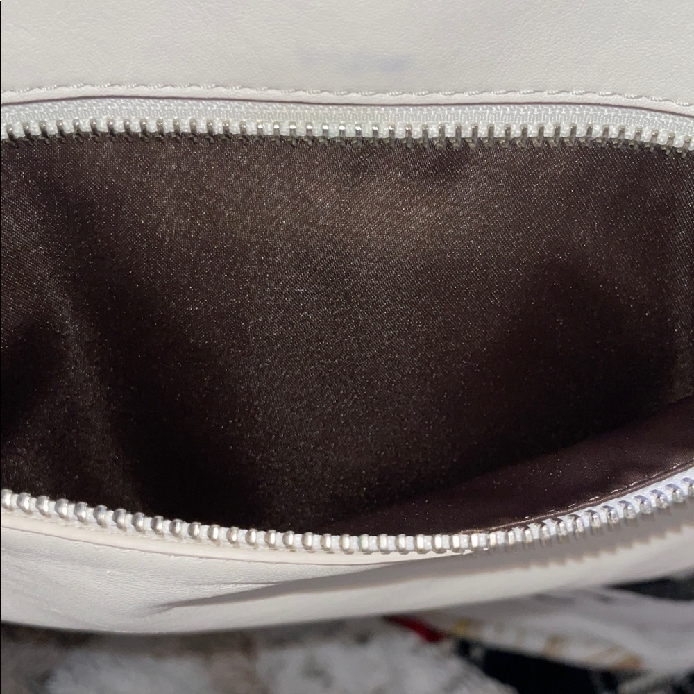 Coach Vintage Penelope Ivory Leather/ Brown Snakeskin Carryall Women's Handbag - Picture 8 of 16
